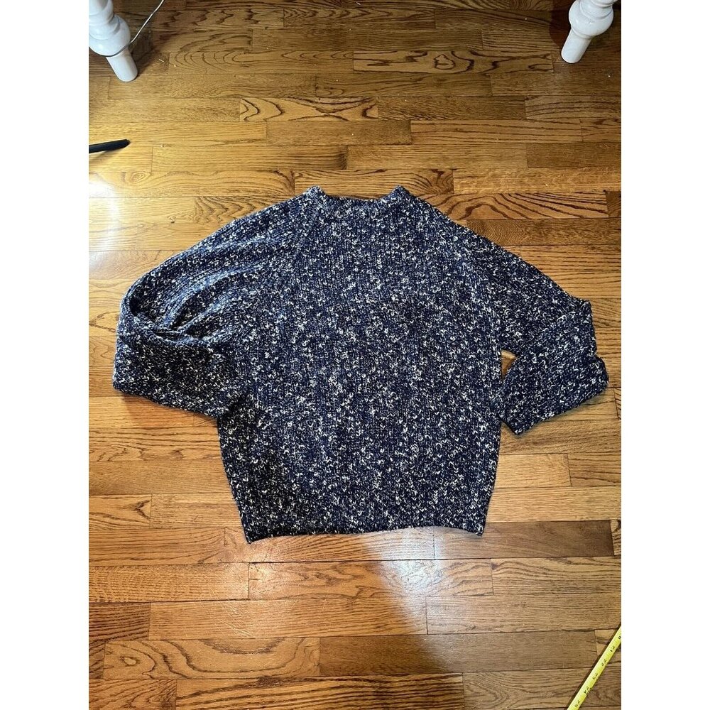 VINTAGE Brian MacNeil Sweater Mens Large L Wool Blend Knit Speckled Blue